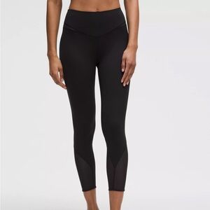 Lululemon Mesh-Paneled Nulu High-Rise Yoga Crops 23”